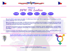 Tablet Screenshot of dfwtgladies.org